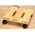 Wooden Cargo Carrier Rolling Platform w/ 220lb Capacity - Factory Closeout